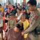 Hipnoterapi yang digelar Satgas III Preventif Operasi Madago Raya di dua desa terdampak, yakni Desa Masani dan Desa Tangkura, Kamis (28/8/2025).