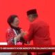 Ketum PDIP Megawati Sukarnoputri tak kuasa menahan tangis saat melihat Sekjen PDIP Hasto Kristiyanto (foto: iNews)