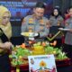 Hari Jadi ke-77 Polisi Wanita (Polwan) Republik Indonesia yang digelar di Gedung Satya Haprabu Mako Satbrimob Polda Sulteng, Rabu (17/9/2025).