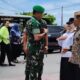 (Foto: Rahmawati Tane di Fb) Wakil Bupati Tojo Una-Una, Hj. Surya dan Ketua DPRD Gusnar A Suleman Menyambut Pangdam XXIII/Palaka Wira, Mayjen TNI Jonathan Binsar di Koramil 1307-05 Ratolindo, Rabu (24/9/2025).