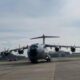 Pesawat Airbus A400M pesanan Prabowo Subianto saat menjabat sebagai Menhan tiba di Indonesia pada Senin (3/11/2025). (Foto: iNews.id/Danandaya)
