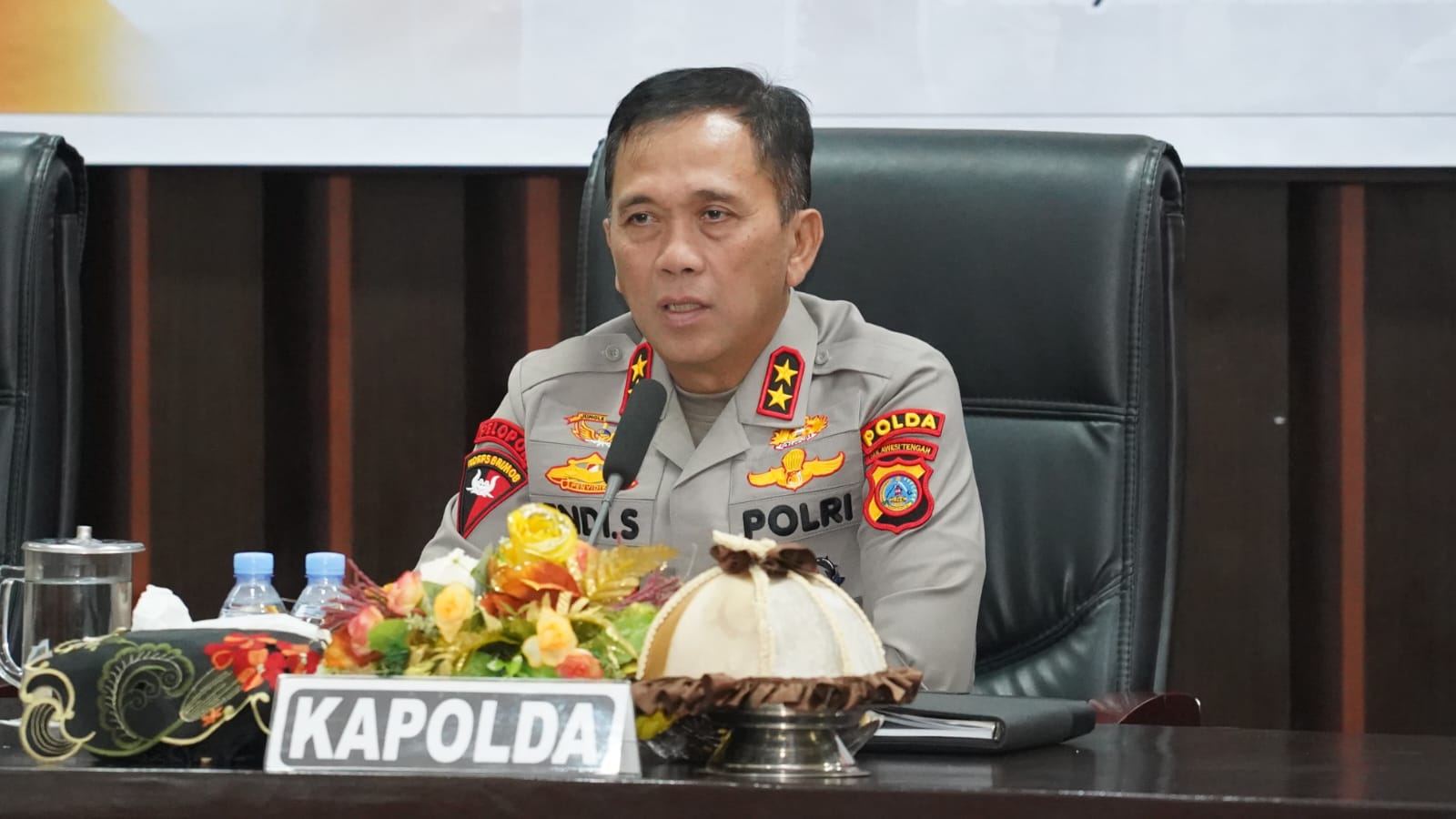 Kepala Kepolisian Daerah Sulawesi Tengah Irjen Pol Dr. Endi Sutendi