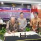 penandatanganan pedoman kerja sama teknis antara kantor perwakilan Bank Indonesia (BI) Sulteng, serta PT PLN (Persero) dengan Polda Sulteng yang berlangsung di aula Rupatama Mapolda Sulteng, Kamis (29/1/2026).