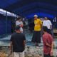 Bupati Tojo Una-Una, Ilham Lawidu, melakukan peninjauan langsung ke kawasan Pasar Ramadan desa Sansarino