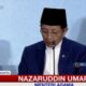 Menteri Agama, Nasaruddin Umar dalam konferensi pers sidang isbat penentuan Iduladha 1447 Hijriah. (Foto: tangkapan layar)