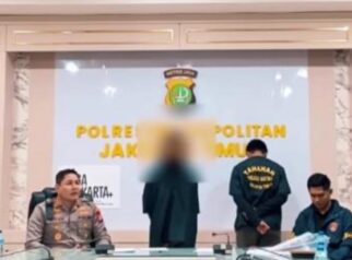 Polisi menangkap pasangan suami istri RM dan ER pemilik jasa wedding organizer (WO) yang viral menipu pasangan pengantin (foto: Instagram/@alfiannurrizal.id)