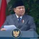 Presiden Prabowo Subianto menyinggung soal transformasi bangsa dalam pidato upacara peringatan Hari Lahir Pancasila di Gedung Pancasila (foto: Sekretariat Presiden)