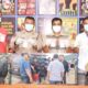 Satresnarkoba Polres Morut bersama barang bukti Shabu dan foto inset detik penangkapan pelaku di Mamosalato (ist)