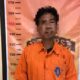Tersangka berinisial MJ (40), warga Desa Tolai Barat, mengenakan baju tahanan usai resmi ditahan penyidik Unit Reskrim Polsek Torue, Jumat (12/6/2026).
