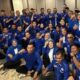 Kader dan pengurus Dewan Pimpinan Wilayah (DPW) serta Dewan Pimpinan Daerah (DPD) Partai Amanat Nasional (PAN) Sulawesi Tengah berpose bersama usai rapat kesiapan pelantikan pengurus baru, yang dijadwalkan berlangsung pada 4 Juli 2026 di Gelora Bumi Kaktus Palu.