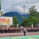 Kapolres Tojo Una Una AKBP Yanna Djayawidya, S.I.K., M.H., memimpin Upacara Kenaikan Pangkat Periode 1 Juli 2026 di Lapangan Apel Mako Polres, Selasa (30/6/2026).