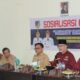 Ketua FKUB Provinsi Sulawesi Tengah Prof. Dr. KH. Zainal Abidin saat menyampaikan materi sosialisasi moderasi beragama di Kecamatan Sirenja, Kabupaten Donggala, Selasa (21/7/2026).