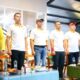 Suasana upacara pembukaan Turnamen Padel peringatan Hari Bhayangkara ke-80 Tahun 2026 di Lapangan Vamoz Padel, Palu Selatan, Sabtu (11/7/2026).