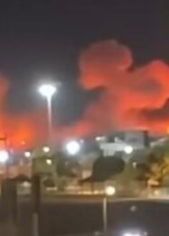 Militer AS kembali menyerang Iran, Senin (13/7) malam waktu setempat (Foto: Instagram/Eyeonpalestine)