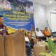 Bupati Tojo Una-Una Ilham Lawidu saat memberikan sambutan resmi dalam pembukaan Pelatihan Peningkatan Keselamatan Wisata Provinsi Sulawesi Tengah di Lawaka Hotel, Selasa (21/7/2026).
