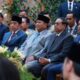 Presiden Prabowo Subianto duduk sebelahan dengan Presiden ke-7 Jokowi. (Foto: IG @prabowo)