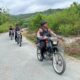Personel Detasemen Gegana melaksanakan patroli berkeliling menggunakan sepeda motor di wilayah Desa Guntarano, Kecamatan Tanantovea, Kabupaten Donggala, Selasa (28/7/2026).