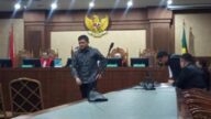 Mantan Pejabat Ditjen Bea Cukai, Budiman Bayu Prasojo didakwa menerima gratifikasi senilai Rp7,6 miliar. (Foto: Jonathan Simanjuntak)