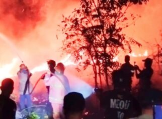 Tim gabungan berhasil padamkan api kebakaran lahan di Desa Tinompo (ist)