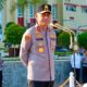 Kapolda Sulawesi Tengah Irjen Pol. Nasri sedang memberikan arahan serta apresiasi kepada seluruh jajaran dalam kegiatan apel pagi di Lapangan Apel Mako Polda Sulteng, Palu, Senin (3/8/2026).