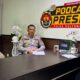 Kepala Sekolah Polisi Negara (SPN) Polda Sulawesi Tengah, Kombes Pol Seminar Sebayang, didampingi Danki Pengasuh IPTU Hariyanto, tampak menjadi narasumber dalam tayangan Podcast Presisi Polda Sulteng, Kamis (6/8/2026).