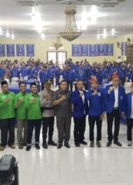 Suasana foto bersama usai pelantikan seluruh Dewan Pimpinan Cabang (DPC) Partai Amanat Nasional (PAN) se-Kabupaten Tojo Una-Una periode 2025–2030, yang berlangsung di Hotel Ananda, Sabtu (8/8/2026).
