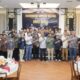 Kapolda Sulawesi Tengah Irjen Pol Nasri bersama jajaran Pejabat Utama Polda Sulteng dan seluruh perwakilan insan pers se-Sulawesi Tengah berfoto bersama dalam acara Silaturahmi Kapolda Sulteng Bersama Awak Media yang berlangsung di Kota Palu, Rabu (12/8/202