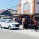 Personel Satuan Samapta Polres Tojo Una-Una melaksanakan penjagaan dan patroli dialogis di depan Gereja GPdI Ampana serta sejumlah tempat ibadah lain wilayah Kecamatan Ratolindo, Minggu (16/8/2026).