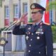 Wakil Kepala Kepolisian Daerah Sulawesi Tengah Brigjen Pol Dr. Helmy Kwarta Kusuma Putra Rauf selaku Inspektur Upacara