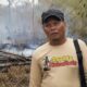 Ketua DPRD Kabupaten Tojo Una-Una Gusnar Suleman saat meninjau langsung lokasi kebakaran hutan dan lahan yang melanda salah satu wilayah di Touna, Selasa (1/9/2026).