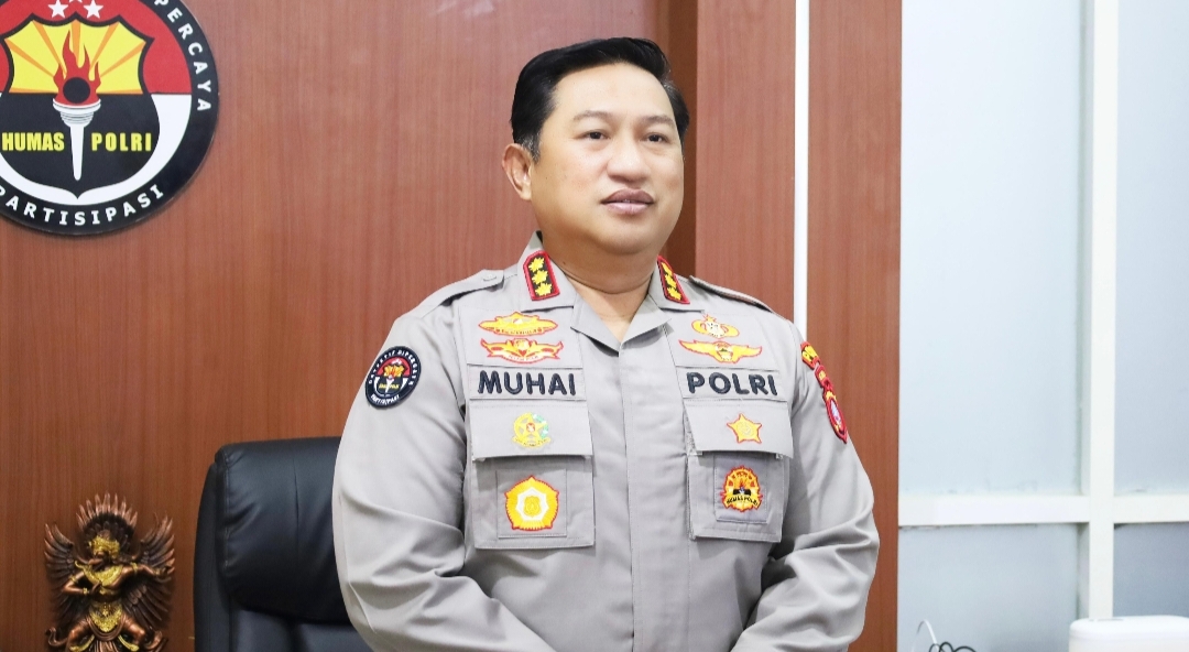 Kabidhumas Polda Sulawesi Tengah, Kombes Pol Achmad Muhaimin, menyampaikan keterangan terkait langkah penanganan dan pencegahan kebakaran hutan dan lahan (karhutla) di Palu, Rabu (2/9/2026).