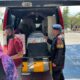 Personel Satbrimobda Sulteng memantau proses pemasangan jenazah ke dalam Ambulans Brimob Madago Respons di Bandara Mutiara SIS Al-Jufrie Palu, sebelum diantarkan menuju rumah duka di Kabupaten Tolitoli, Jumat (4/9/2026).