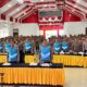 Suasana pengambilan sumpah dan penandatanganan Pakta Integritas peserta Seleksi Pendidikan Alih Golongan (PAG) T.A. 2026 serta Seleksi Sekolah Bintara Polisi (SBP) T.A. 2027 di Aula Torabelo Polresta Palu, Kamis (24/9/2026). — Foto: Humas Polda Sulteng