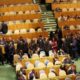 Puluhan delegasi dari banyak negara melakukan walk out saat Perdana Menteri Israel Benjamin Netanyahu menyampaikan pidato Sidang Umum PBB (Foto: AP)