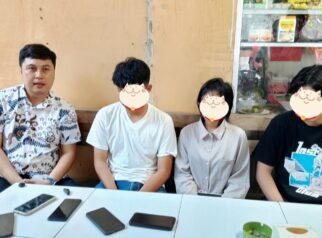 Korban menyampaikan keterangan terkait dugaan perundungan dan penganiayaan yang dialaminya di lingkungan kampus Universitas Tadulako, di Palu.