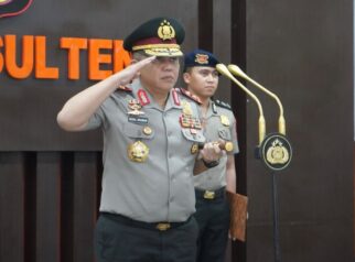 Kapolda Sulawesi Tengah, Irjen Pol Rizal Irawan, saat memberikan arahan strategis kepada jajaran Polda Sulteng terkait pemberantasan peredaran gelap narkoba, Jumat (16/10/2026).