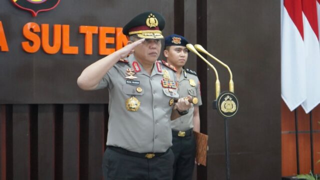 Kapolda Sulawesi Tengah, Irjen Pol Rizal Irawan, saat memberikan arahan strategis kepada jajaran Polda Sulteng terkait pemberantasan peredaran gelap narkoba, Jumat (16/10/2026).